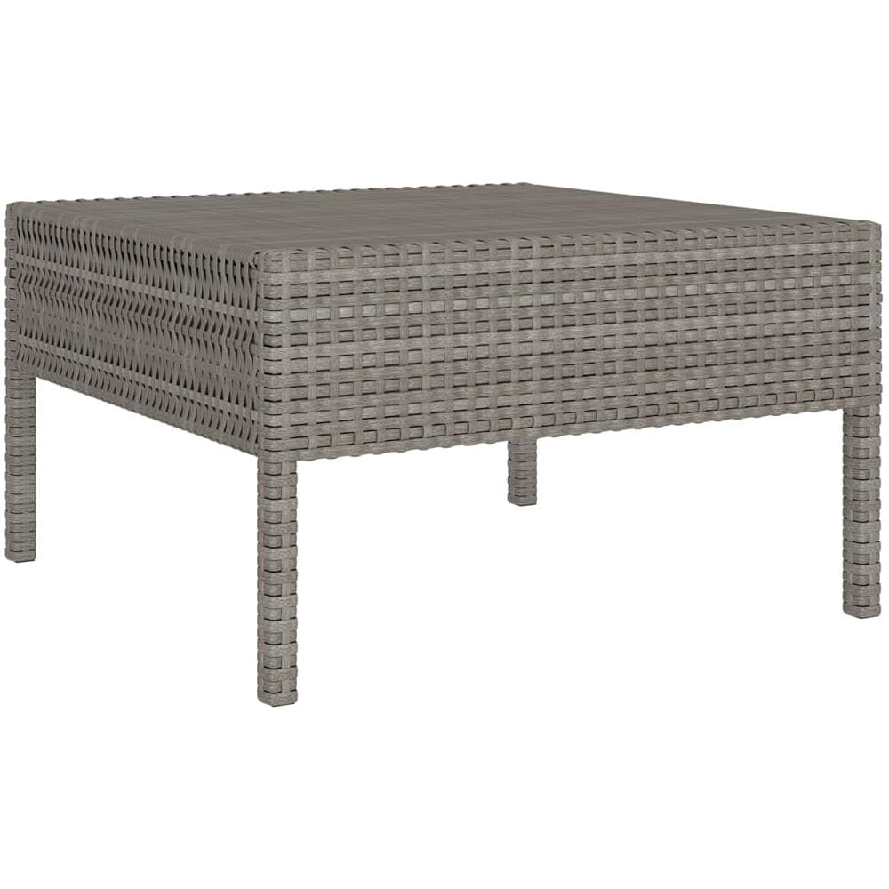 Set Divani Da Giardino 5 Pz Con Cuscini In Polyrattan Grigio - Foto 3