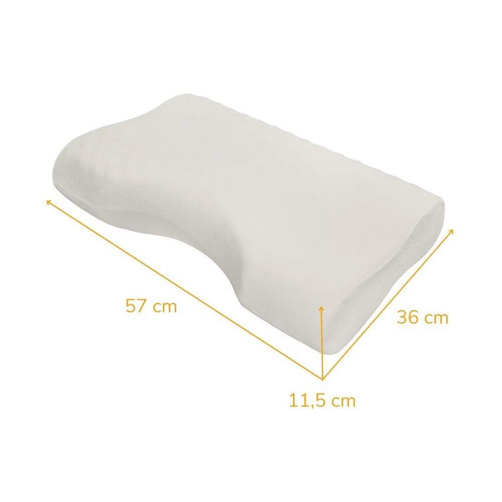 Cuscino Antirussamento in Memory Foam Ergonomico Antiacaro Ipoallergenico 57x36x11,5 cm - Foto 11