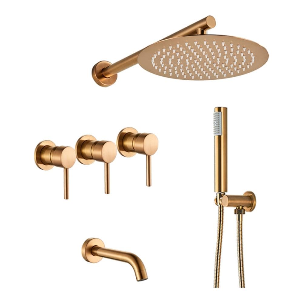 Set miscelatore doccia, Blackswan, tipo M90.3, modello oro rosa, misura 37 cm - Foto 1