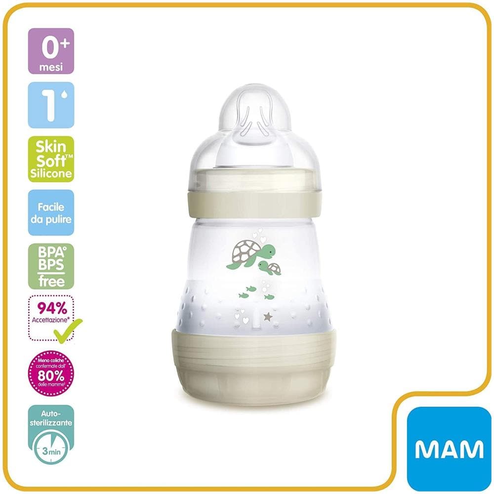 Mam Biberon Easy Start 160 ml 0+ Tettarella 1 Neutro - Foto 1