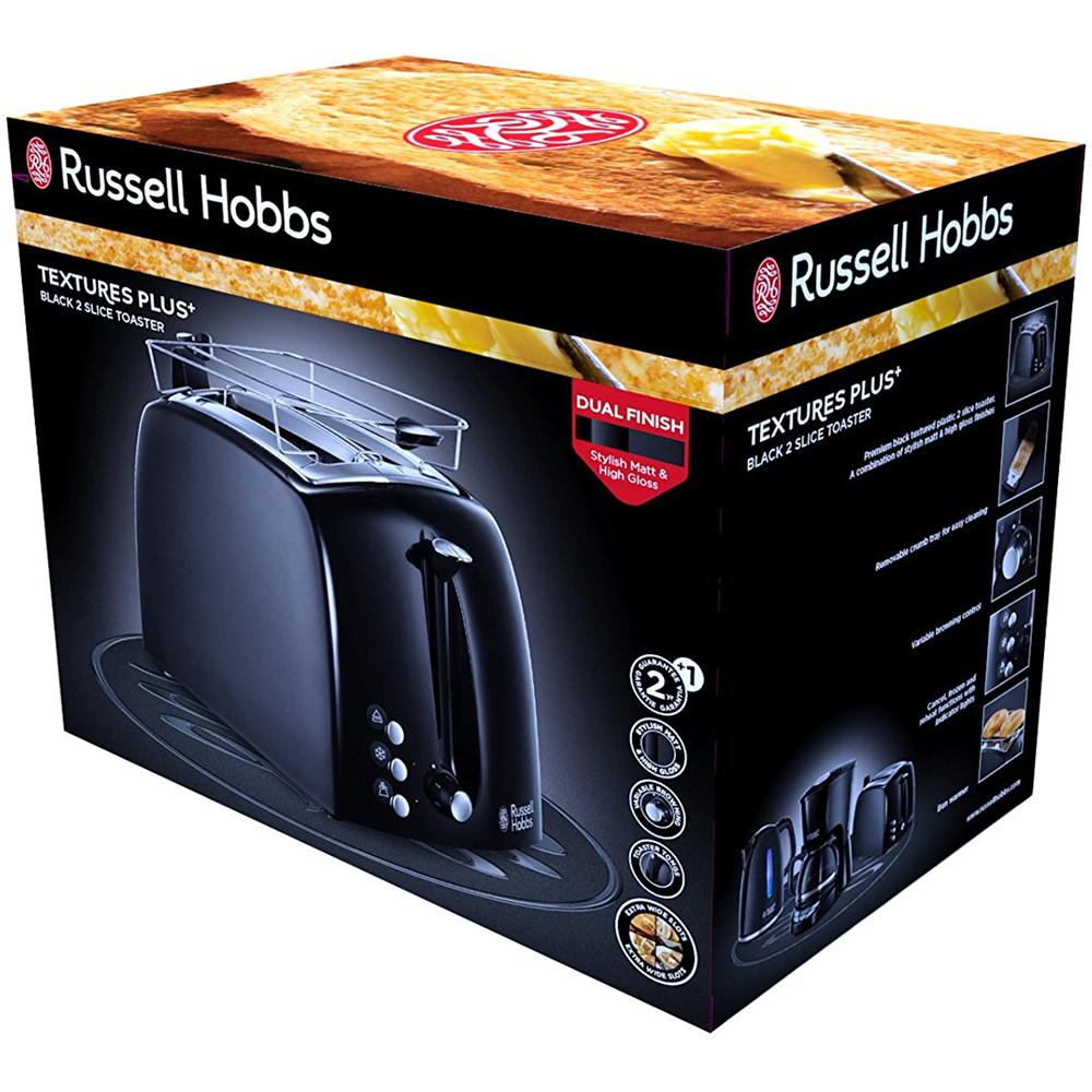 Tostapane Textures Plus 22601-56 Finiture in Acciaio inox Funzione Defrost 850 Watt - Foto 2