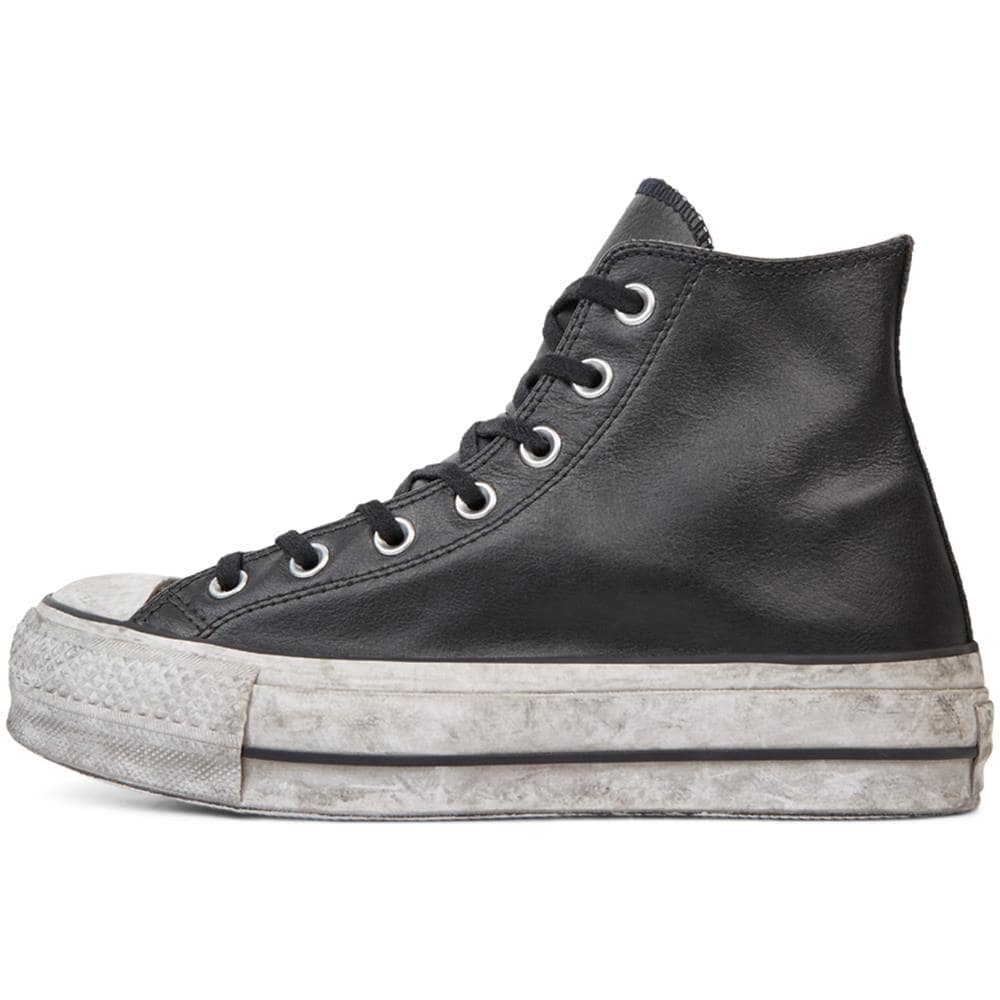 Sneaker Converse All Star Platform Pelle Nera Donna 36 - Foto 2