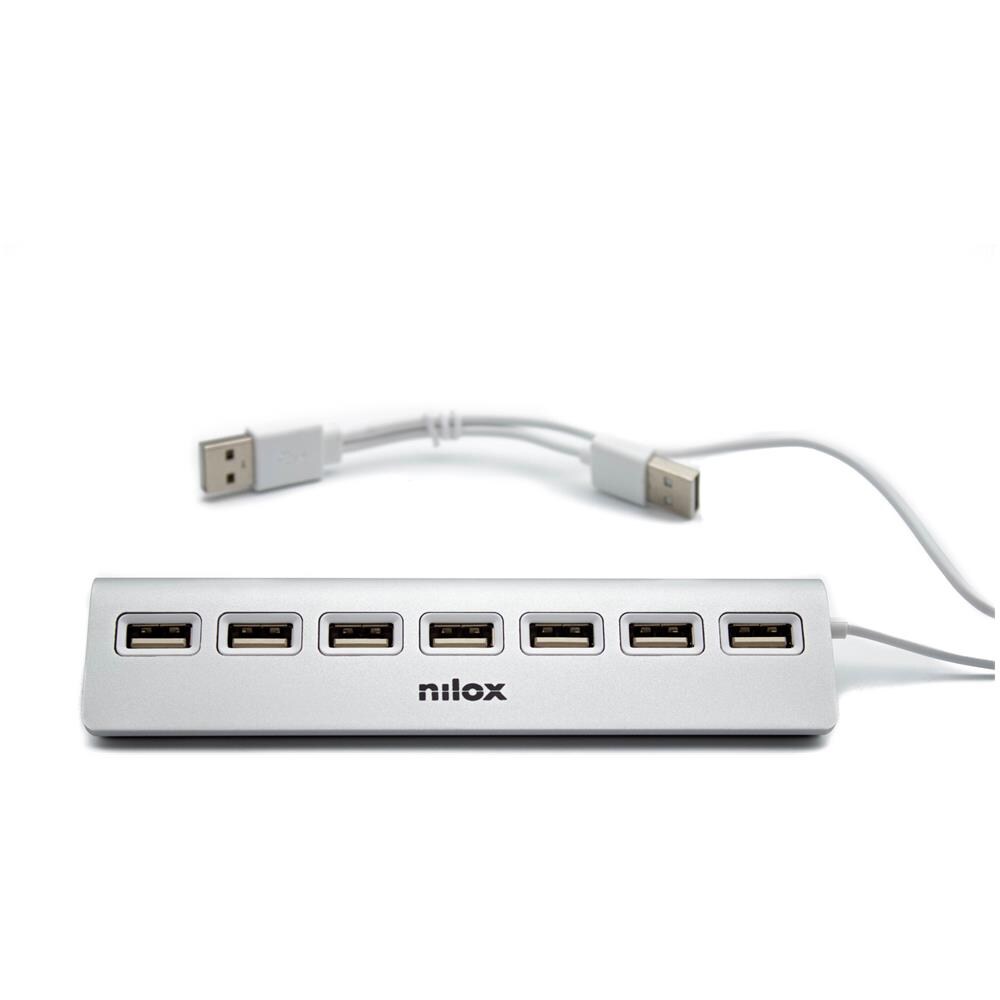 HUB 7 PORTE 2.0 ALLUMINIO - Foto 1