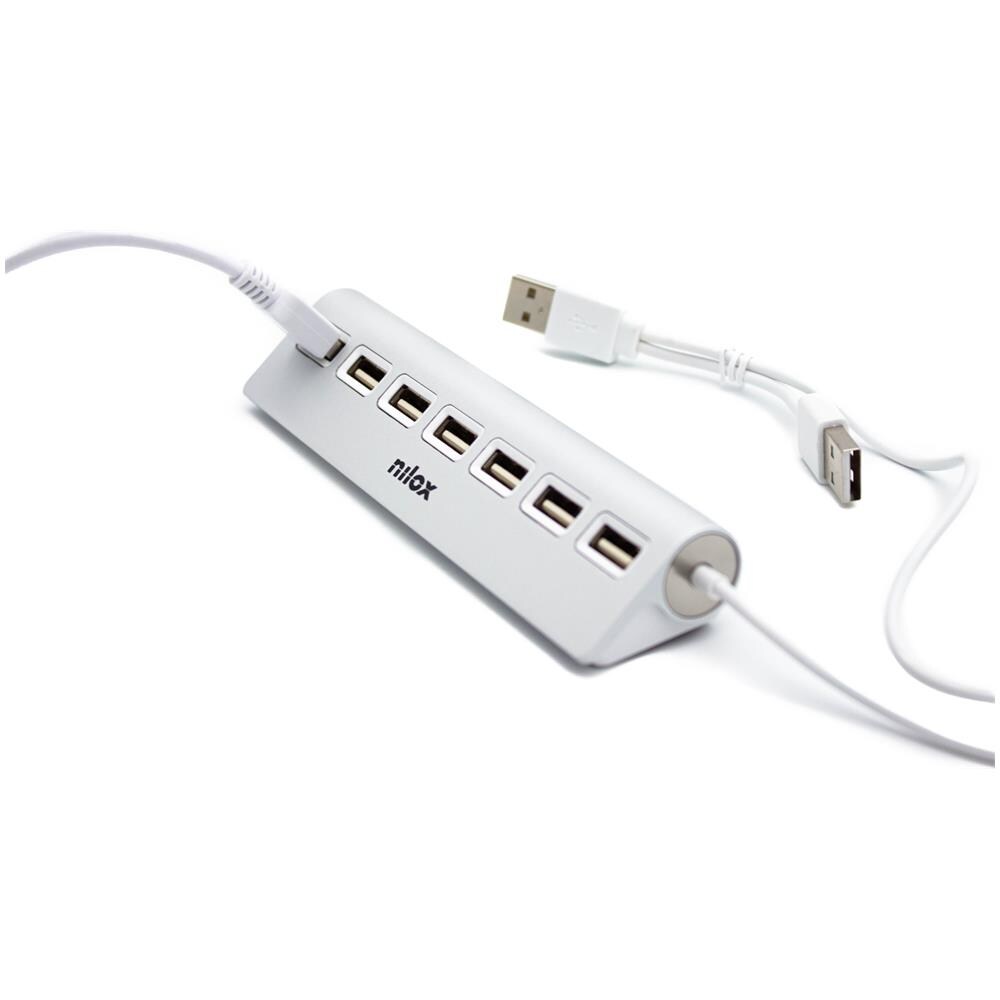 HUB 7 PORTE 2.0 ALLUMINIO - Foto 2