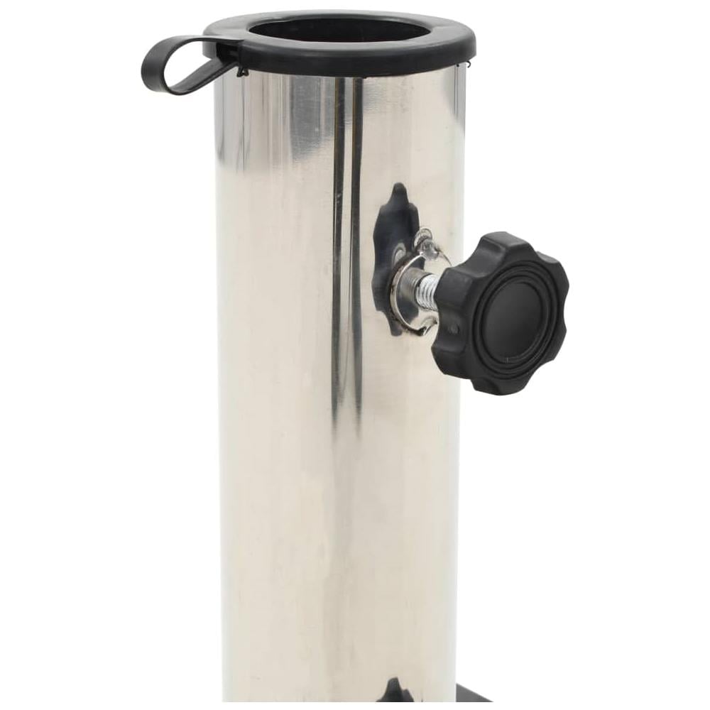 Base per Ombrellone in Granito 28,5 kg Quadrata Nera - Foto 2