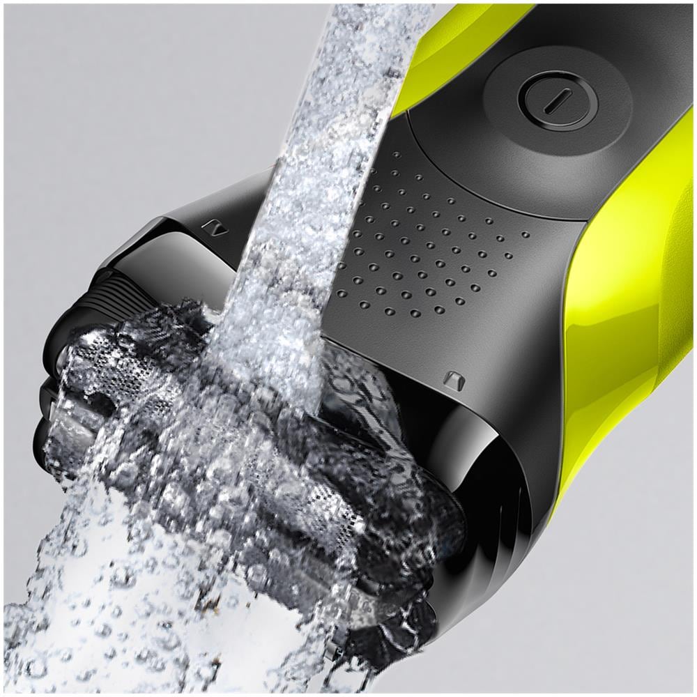 Series 3 300S Rasoio Elettrico Wet & Dry Ricaricabile Colore Nero / Verde - Foto 3