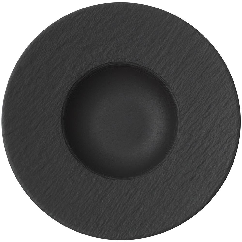 Pastateller Manufacture Rock 6 Stück, Schwarz Piatto da portata - Foto 1