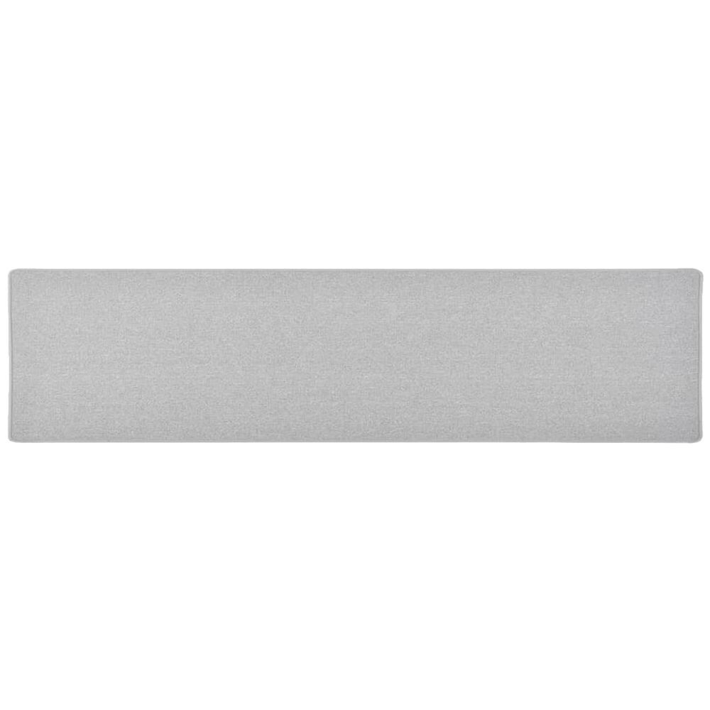 Tappeto Corsia Grigio Chiaro 50x200 Cm - Foto 1