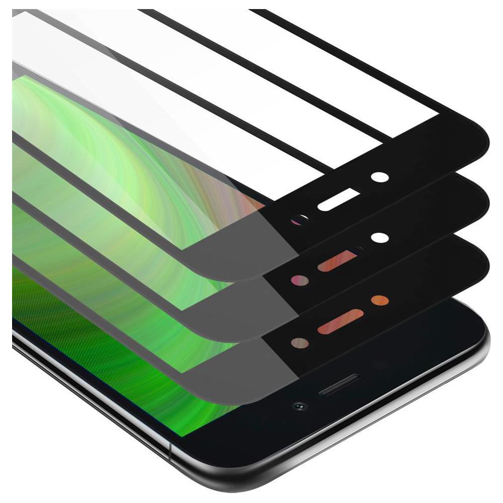 3x Pellicola Armatura A Schermo Intero Compatibile Con Xiaomi Redmi Go In Trasparente Con Nero - 3x Vetro Temperato (tempered) Di Protezione Del Display In Durezza 9h Con 3d Touch - Foto 1