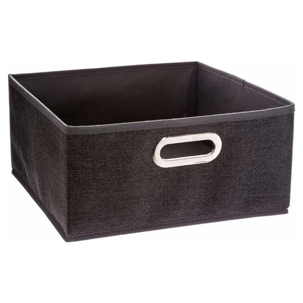 Contenitore Tessile Per Stoccaggio, Scatola Abbigliamento, 31 X 15 Cm, Colore Nero - Foto 1