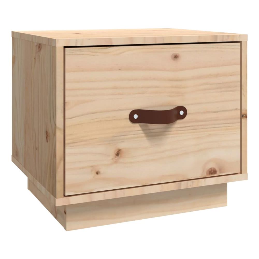 Comodino 40x34x35 Cm In Legno Massello Di Pino - Foto 2