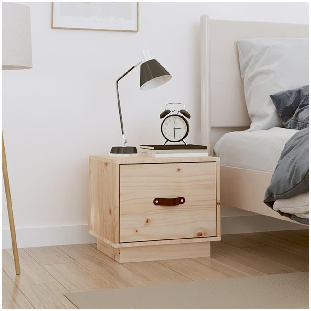 Comodino 40x34x35 Cm In Legno Massello Di Pino - Foto 1