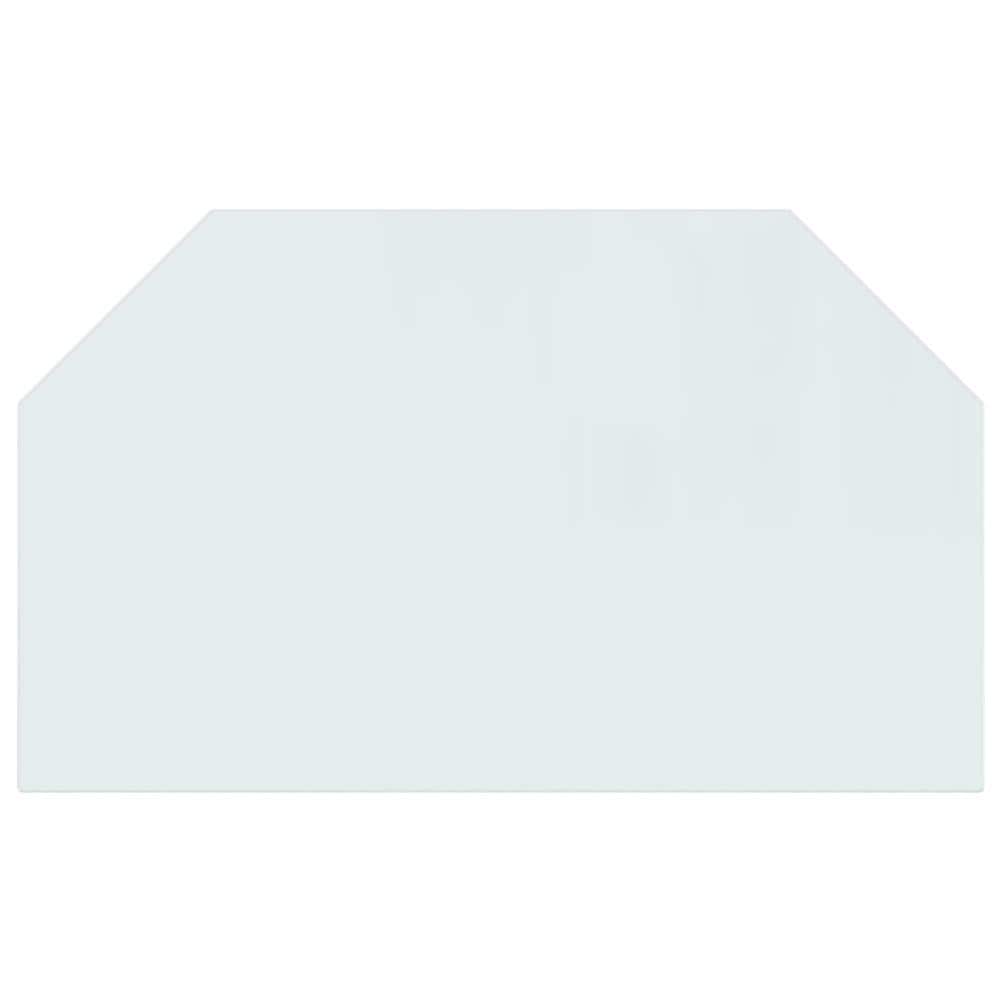 Lastra In Vetro Per Caminetto Esagonale 100x60 Cm - Foto 3