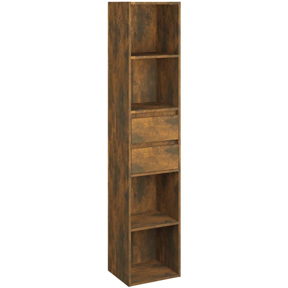 Libreria Rovere Fumo 36x30x171 Cm In Legno Multistrato - Foto 2