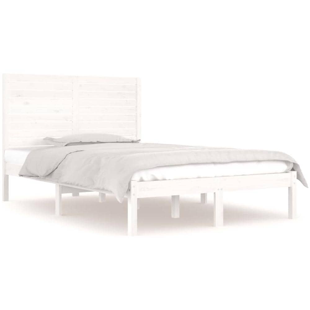 Giroletto Bianco In Legno Massello 140x190 Cm - Foto 2
