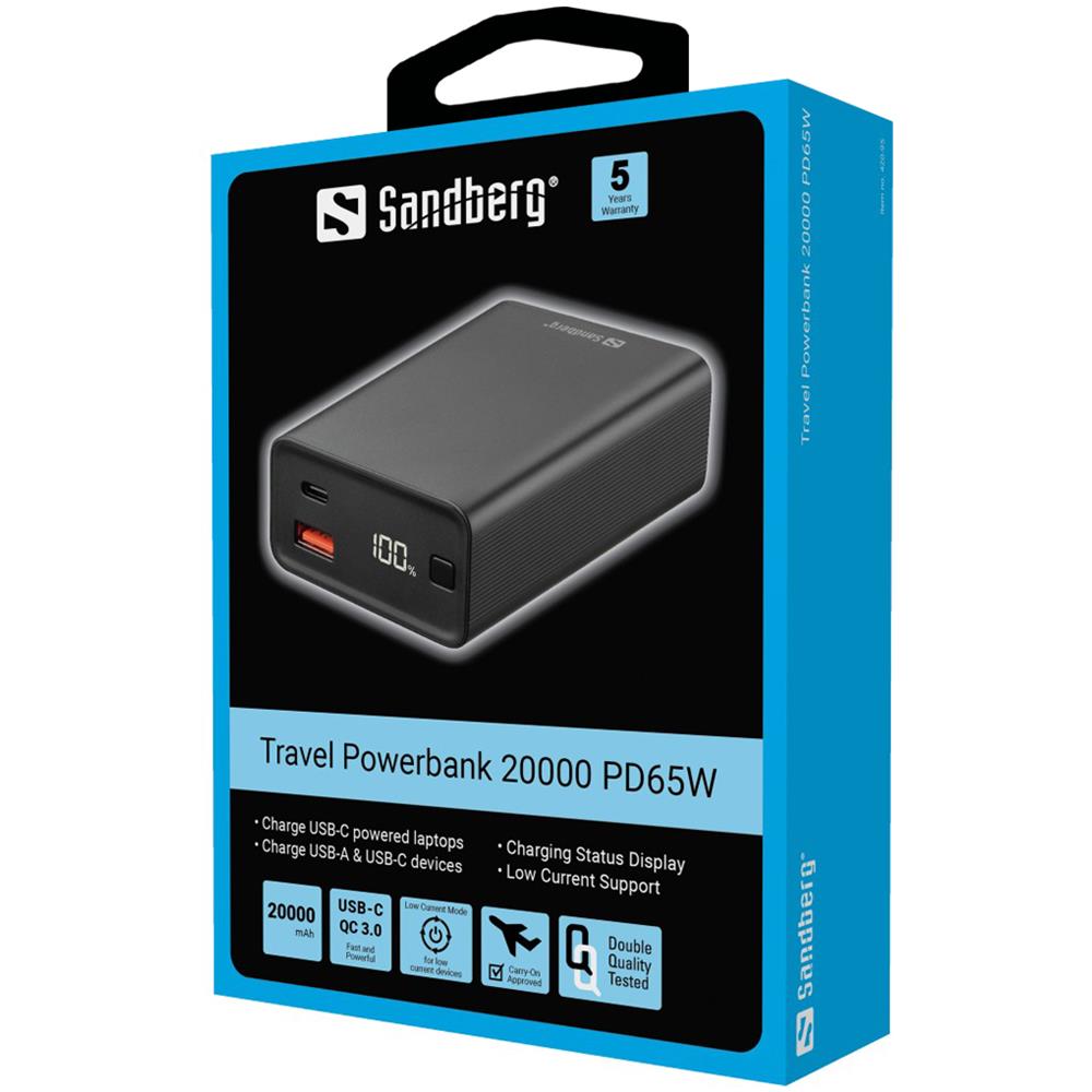 Travel Powerbank 20000 PD65W - Foto 3