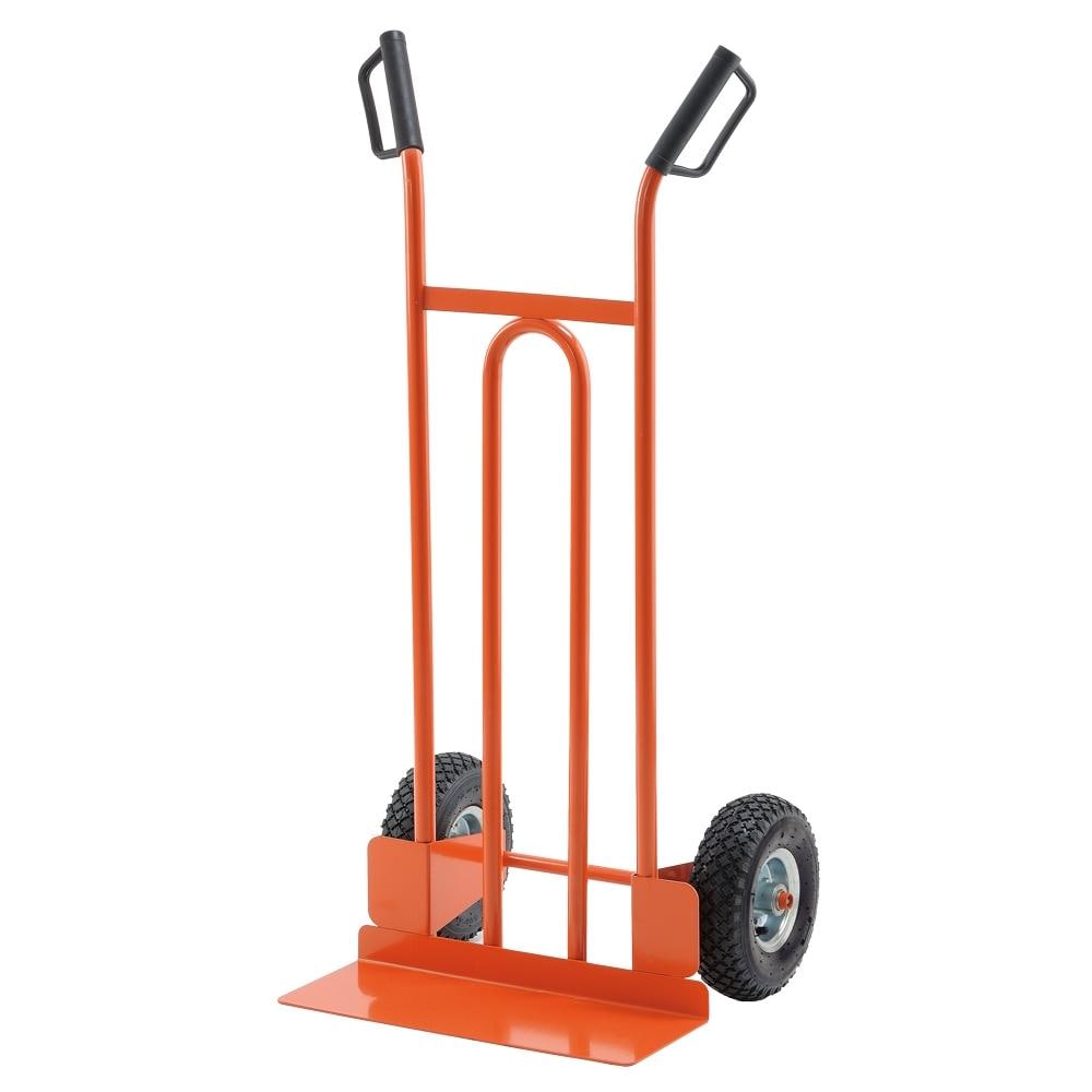 Carrello Acciaio Con Ruota Pneumatica E Pararuote Portata Kg 200 - Foto 1