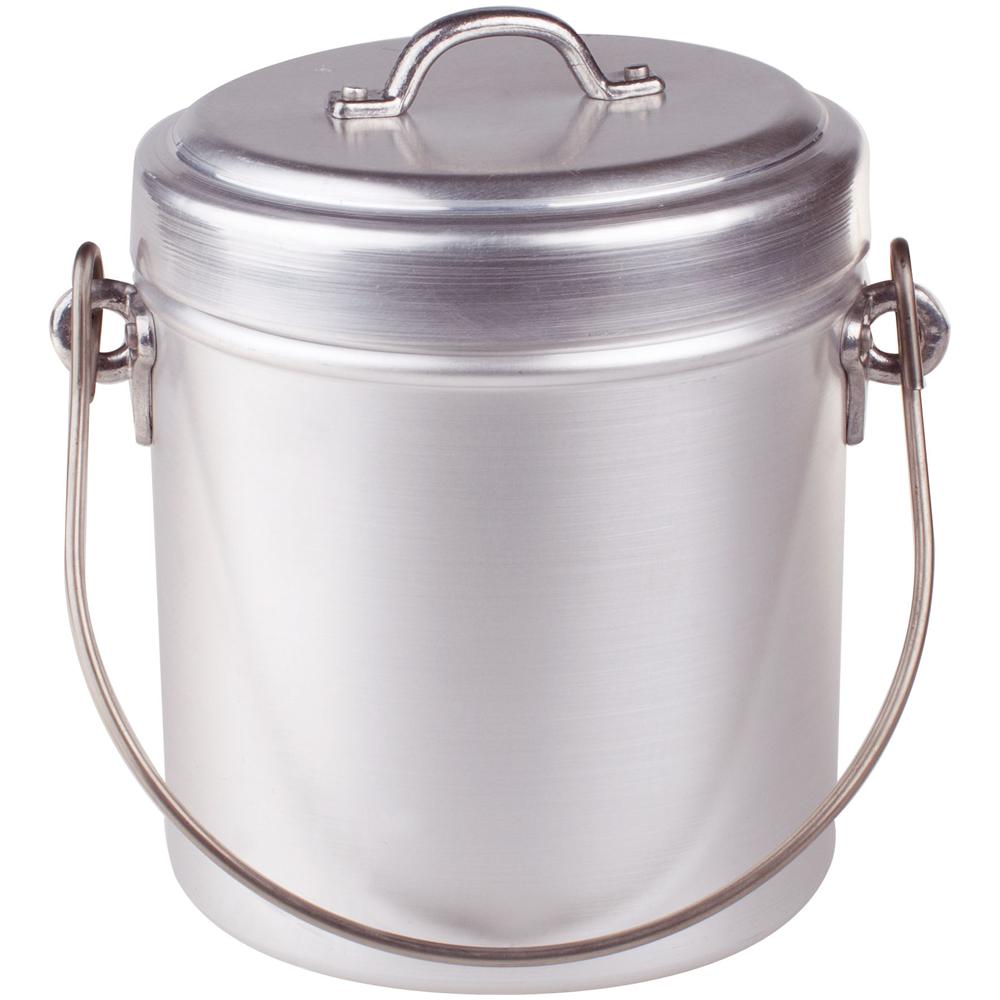 Pentolino Latte Finitura Opaco Con Coperchio - Diametro Cm 10 - Altezza Cm 10-capacità Lt 0,6 - Foto 1