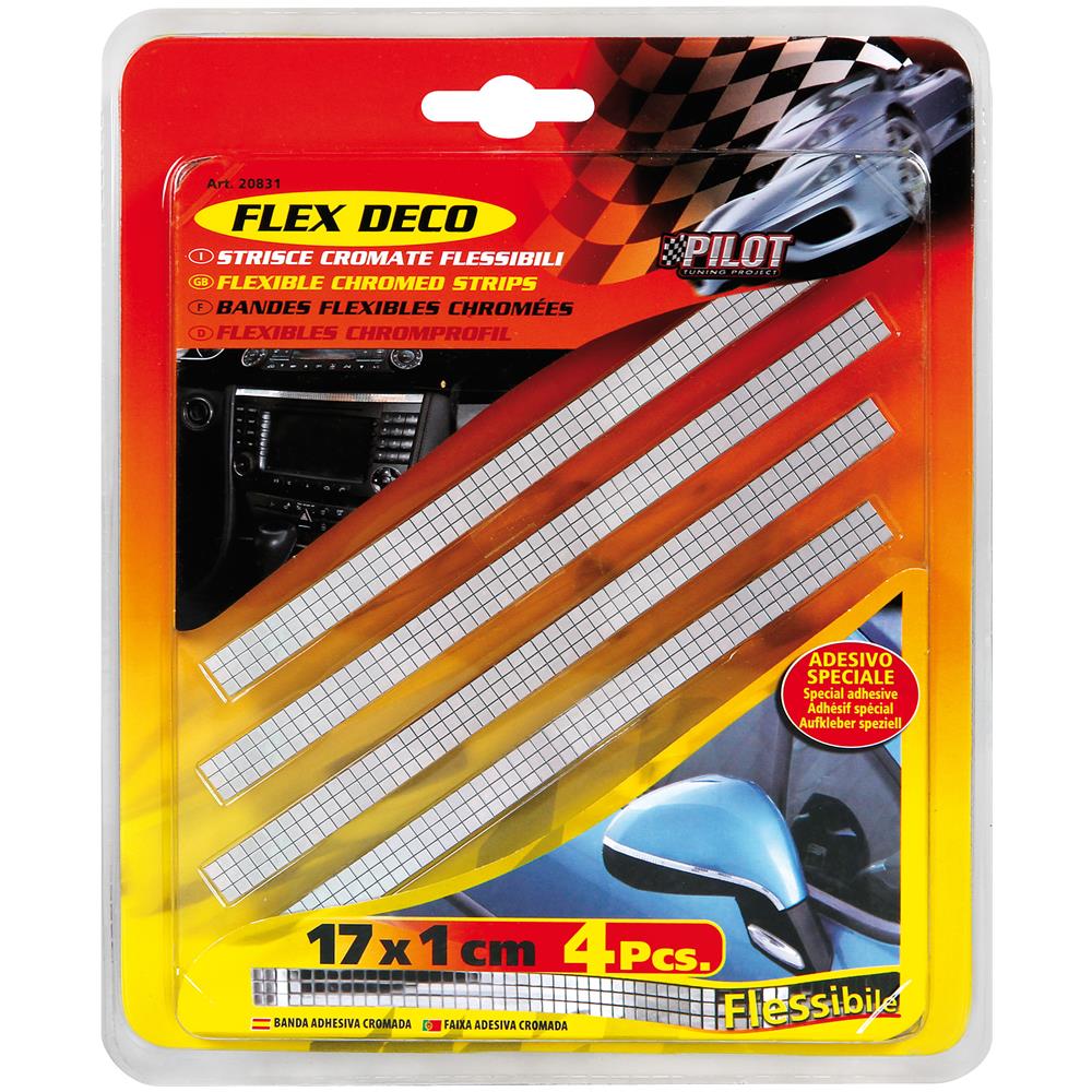 Flex Deco 4 Salvaporta / Salvaspecchietti Cromati - Foto 6