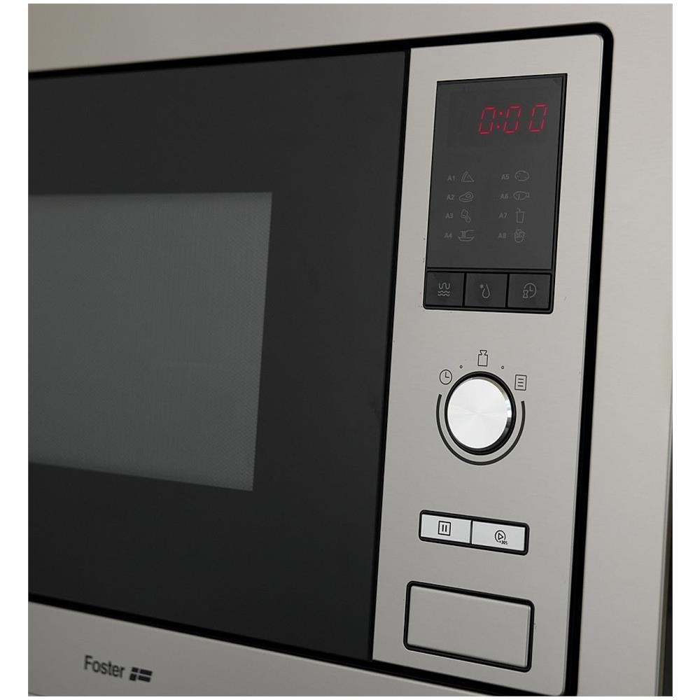 Forno Microonde da Incasso 7151 010 K con Grill Capacità 25 Litri Potenza 900 Watt Colore Acciaio Inox - Foto 2