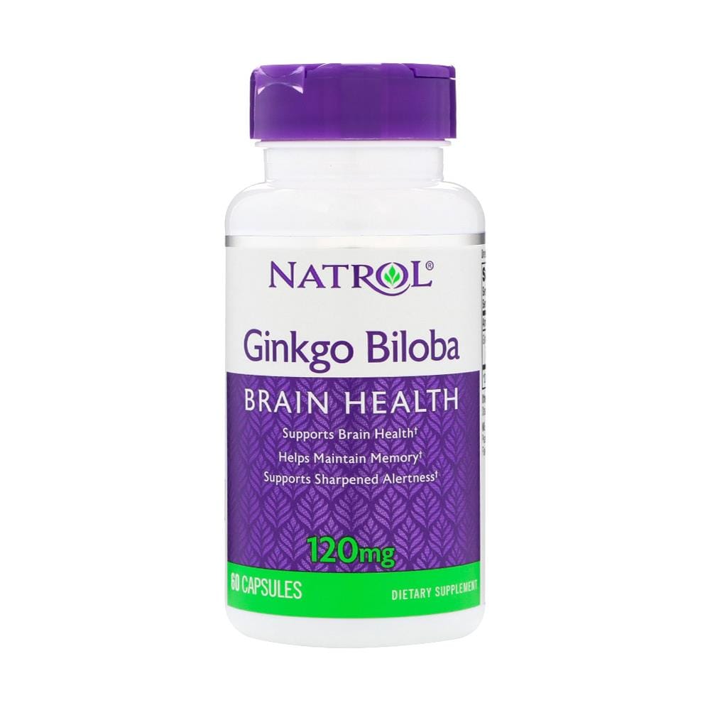 Ginkgo Biloba, 120mg - 60 Caps - Foto 1