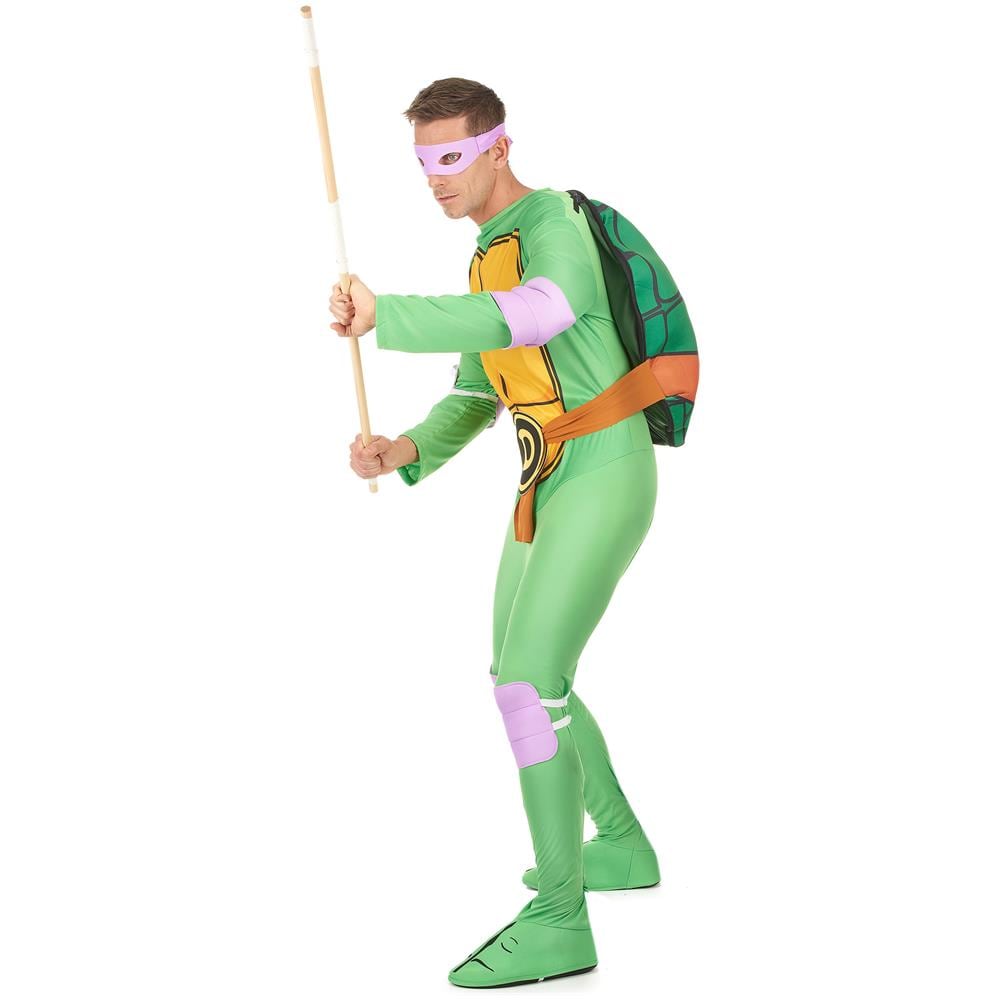 Travestimento Classico Da Donatello Delle Tartarughe Ninja Per Adulto - Taglia: Taglia Unica - Foto 3