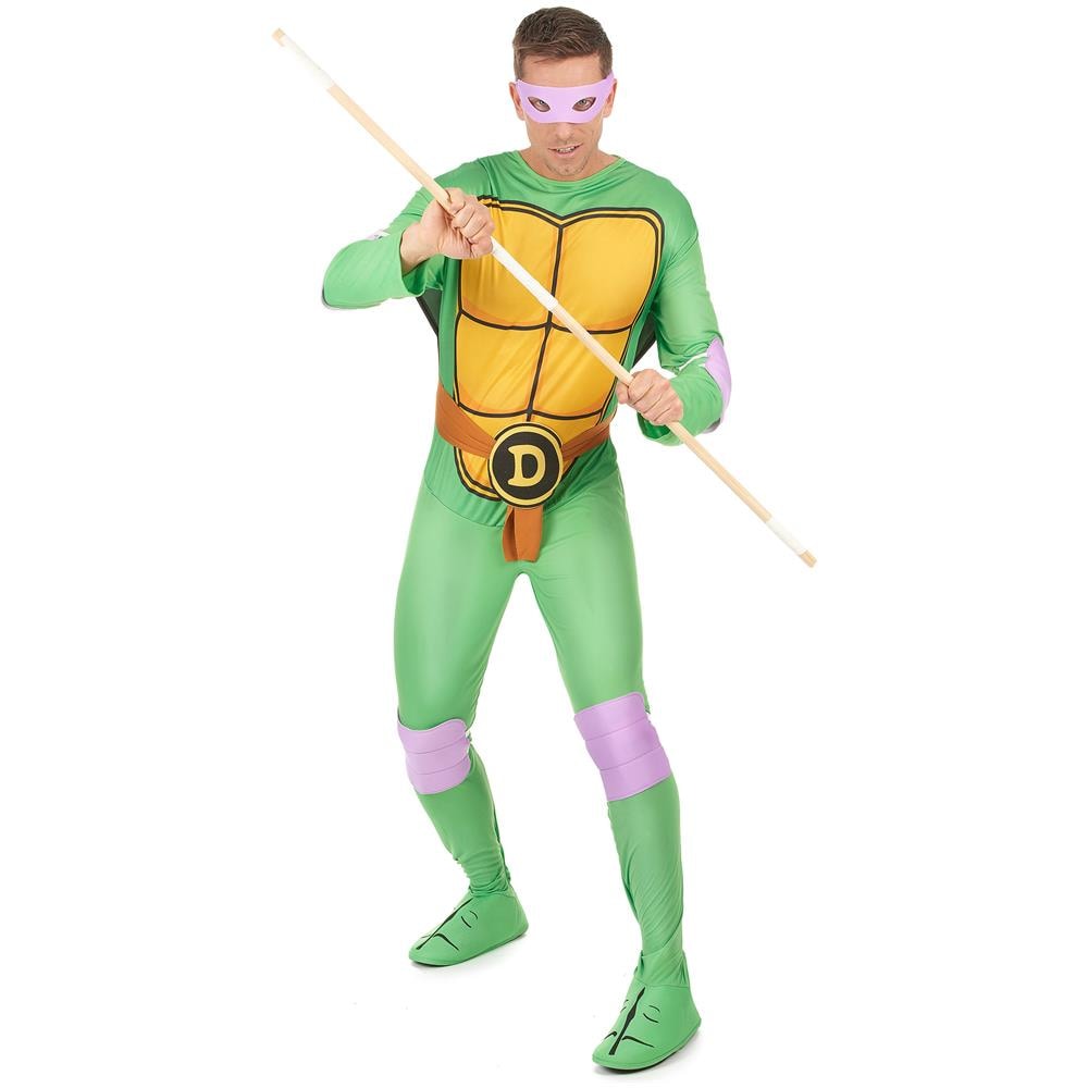 Travestimento Classico Da Donatello Delle Tartarughe Ninja Per Adulto - Taglia: Taglia Unica - Foto 1