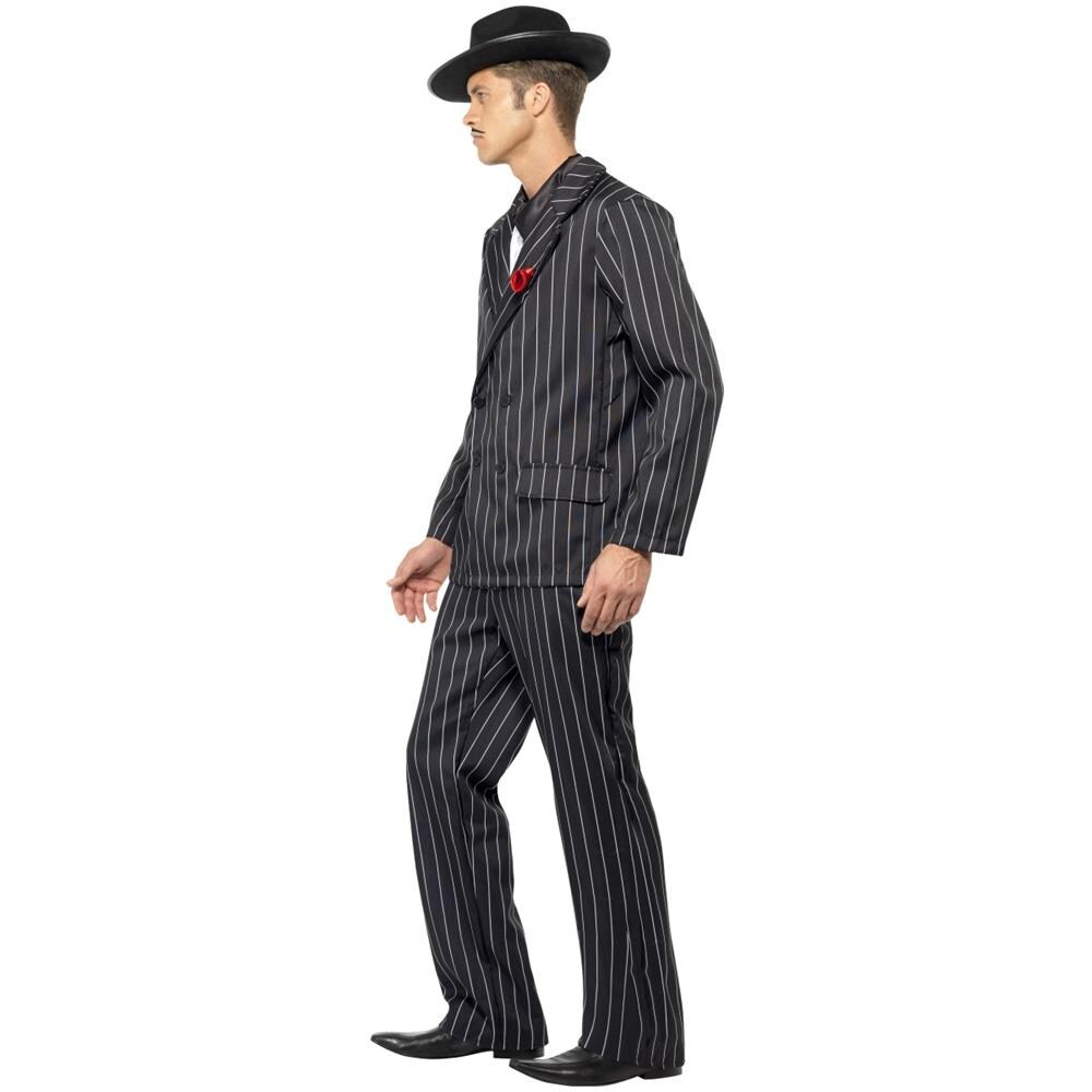 Costume Da Gangster Per Adulto - Taglia: M - Foto 3