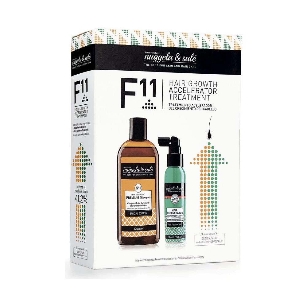 Crescita Dei Capelli Trattamento Accelerante Premium Shampoo 250ml + Siero Rigeneratore Dei Capelli 70ml - Foto 1