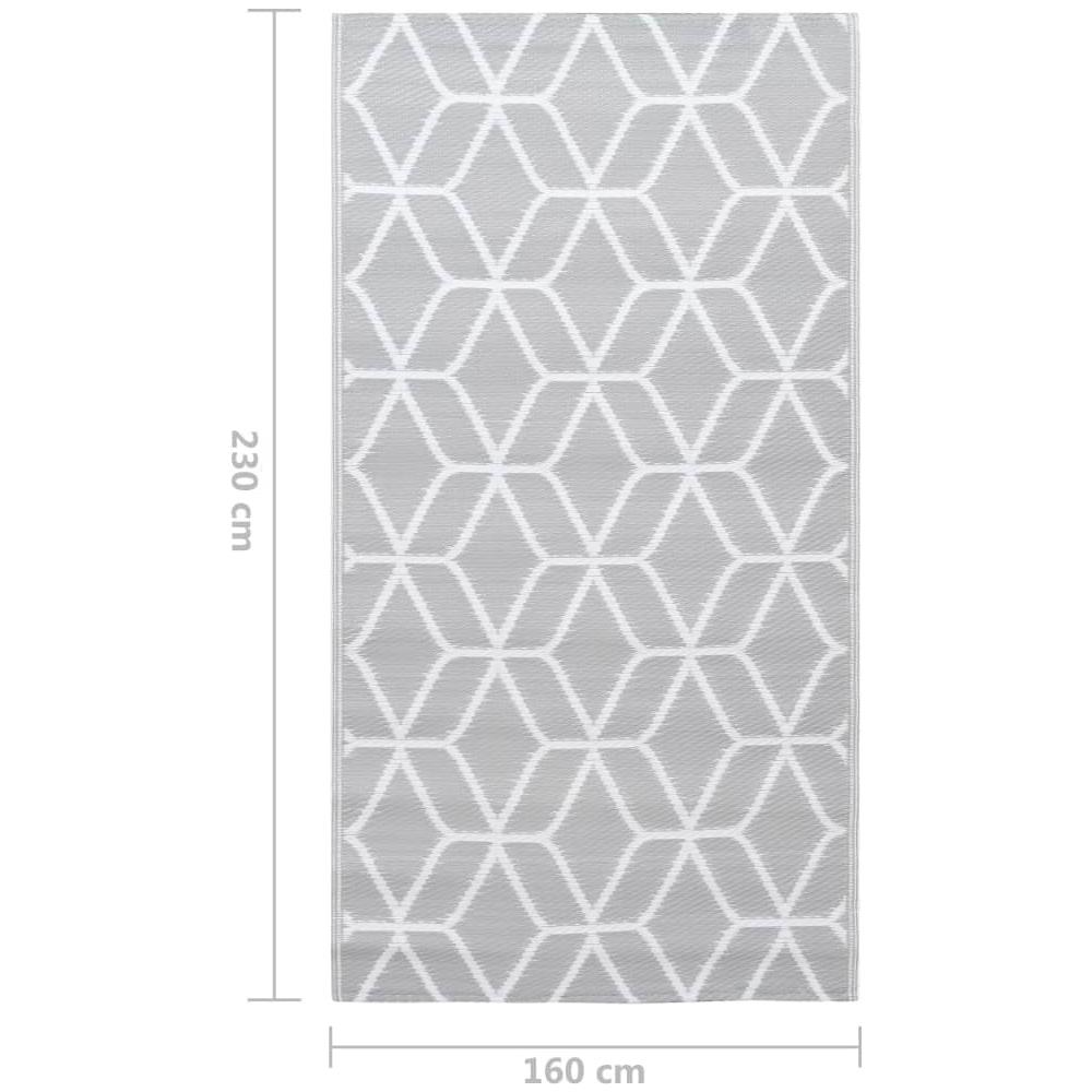 Tappeto Da Esterni Grigio 160x230 Cm In Pp - Foto 7