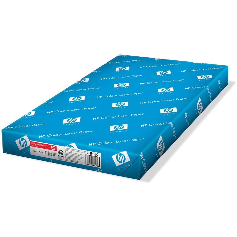 Carta per stampe laser a colori HP Laser Paper, 90 g / m² - 500 fogli / A3/297 x 420 mm - Foto 3