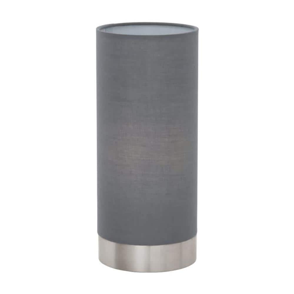 Lampada da Tavolo Pasteri Grigia e Nickel Opaco - Foto 1