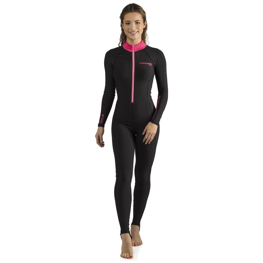 Skin Lady Monopiece Wetsuit Black / pink 1mm S - Foto 1