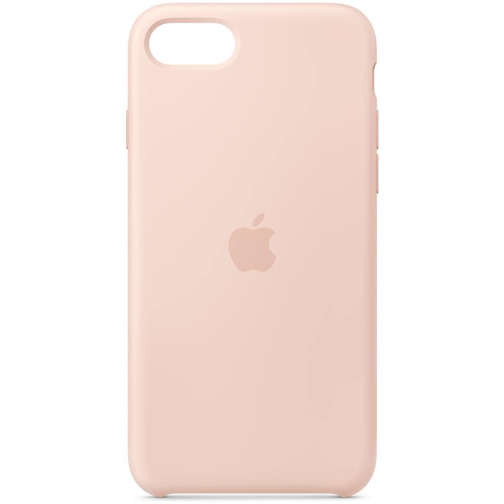 Custodia in Silicone per iPhone SE Colore Rosa Creta - Foto 1