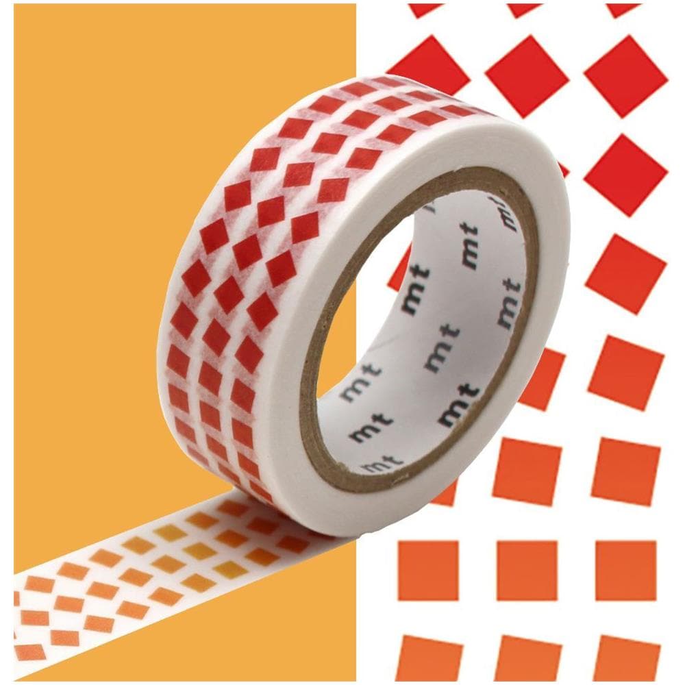 Nastro Adesivo Decorativo A Quadretti Rossi Su Fondo Bianco - 1,5 Cm X 7 M - Foto 1