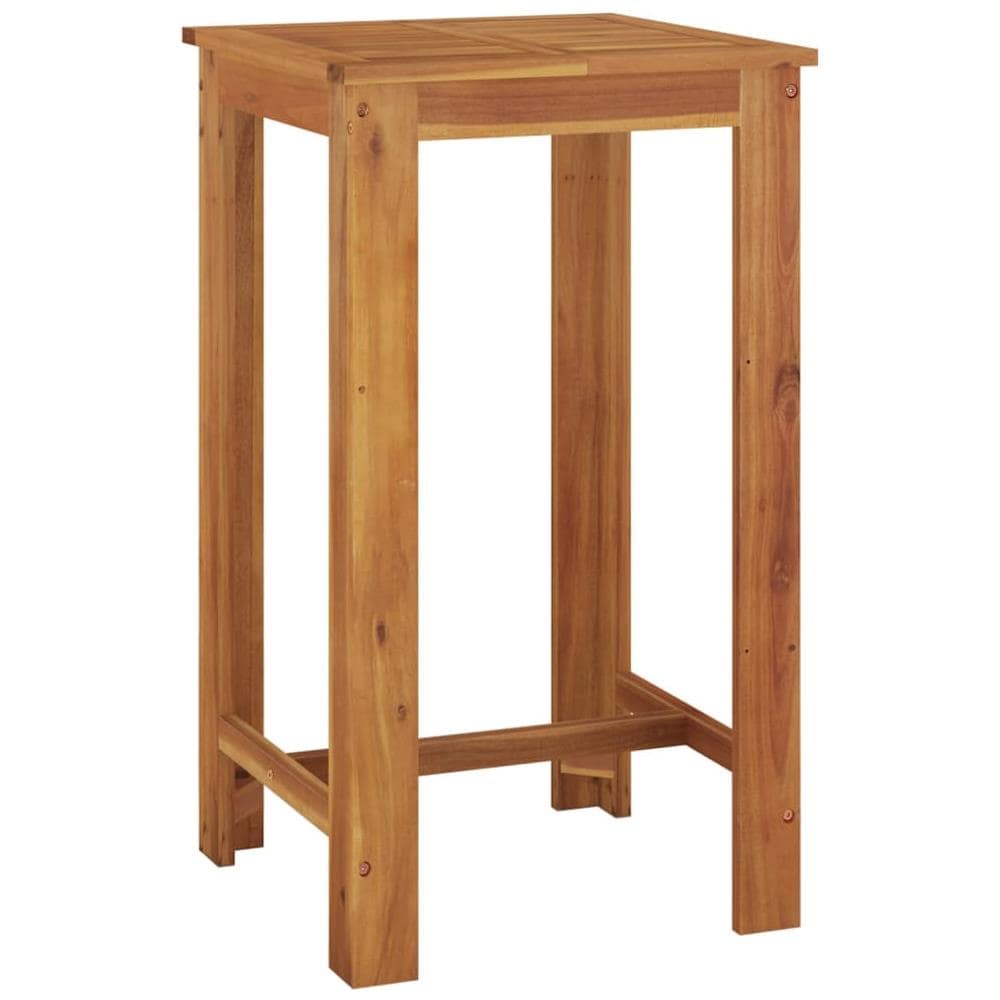 Tavolo Da Bar Da Giardino 60x60x105 Cm Legno Massello Di Acacia - Foto 2