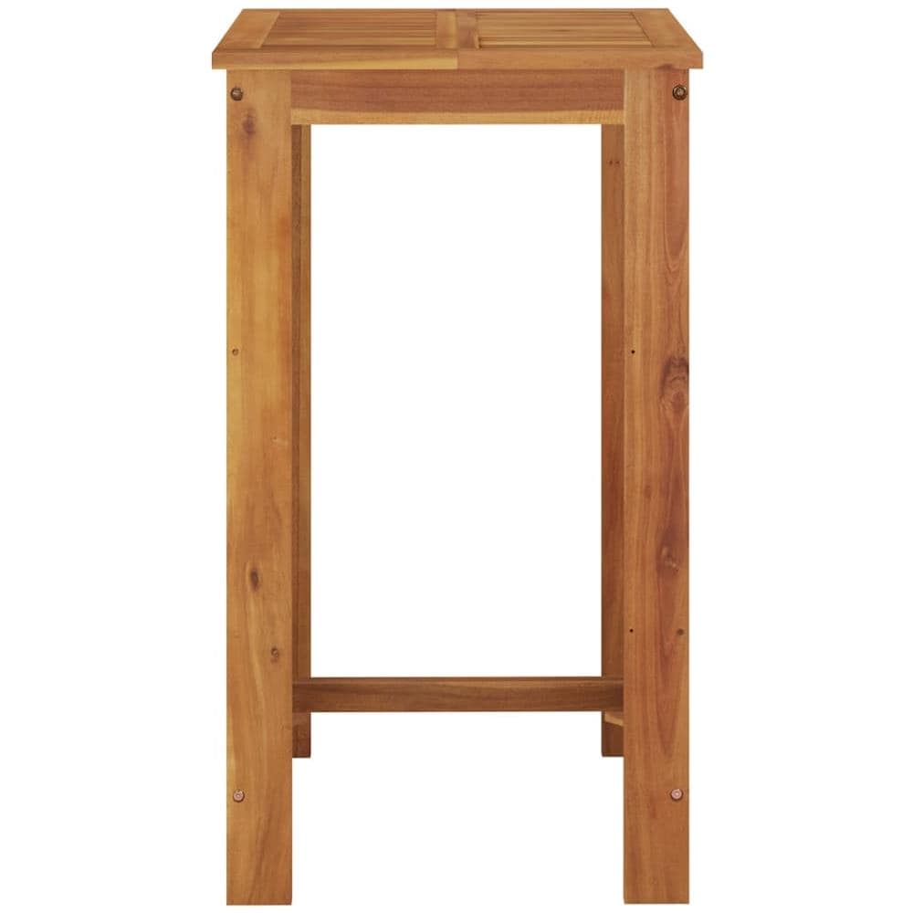 Tavolo Da Bar Da Giardino 60x60x105 Cm Legno Massello Di Acacia - Foto 3