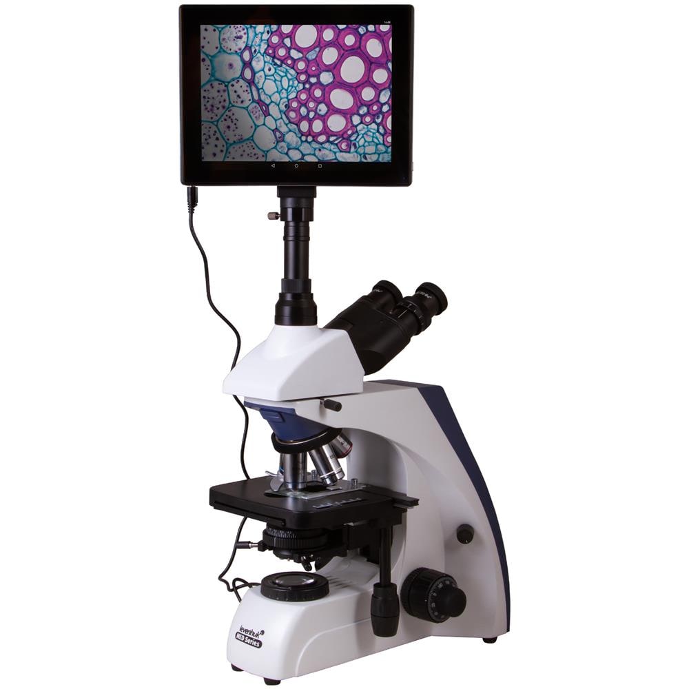 Microscopio Trinoculare Digitale Levenhuk Med D35t Lcd - Foto 2
