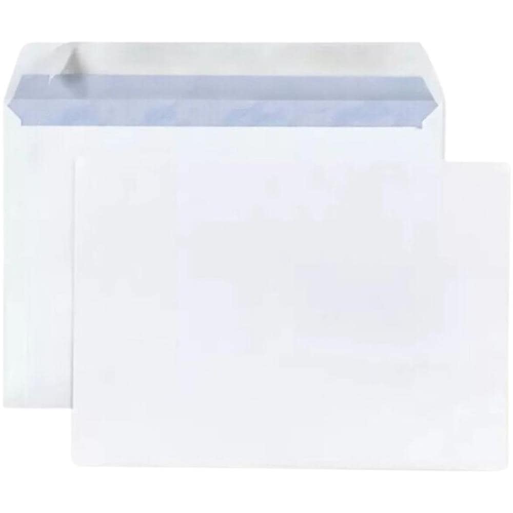 25 Buste Di Carta Bianca 80 G - 16,2 X 22,9 Cm - Foto 1