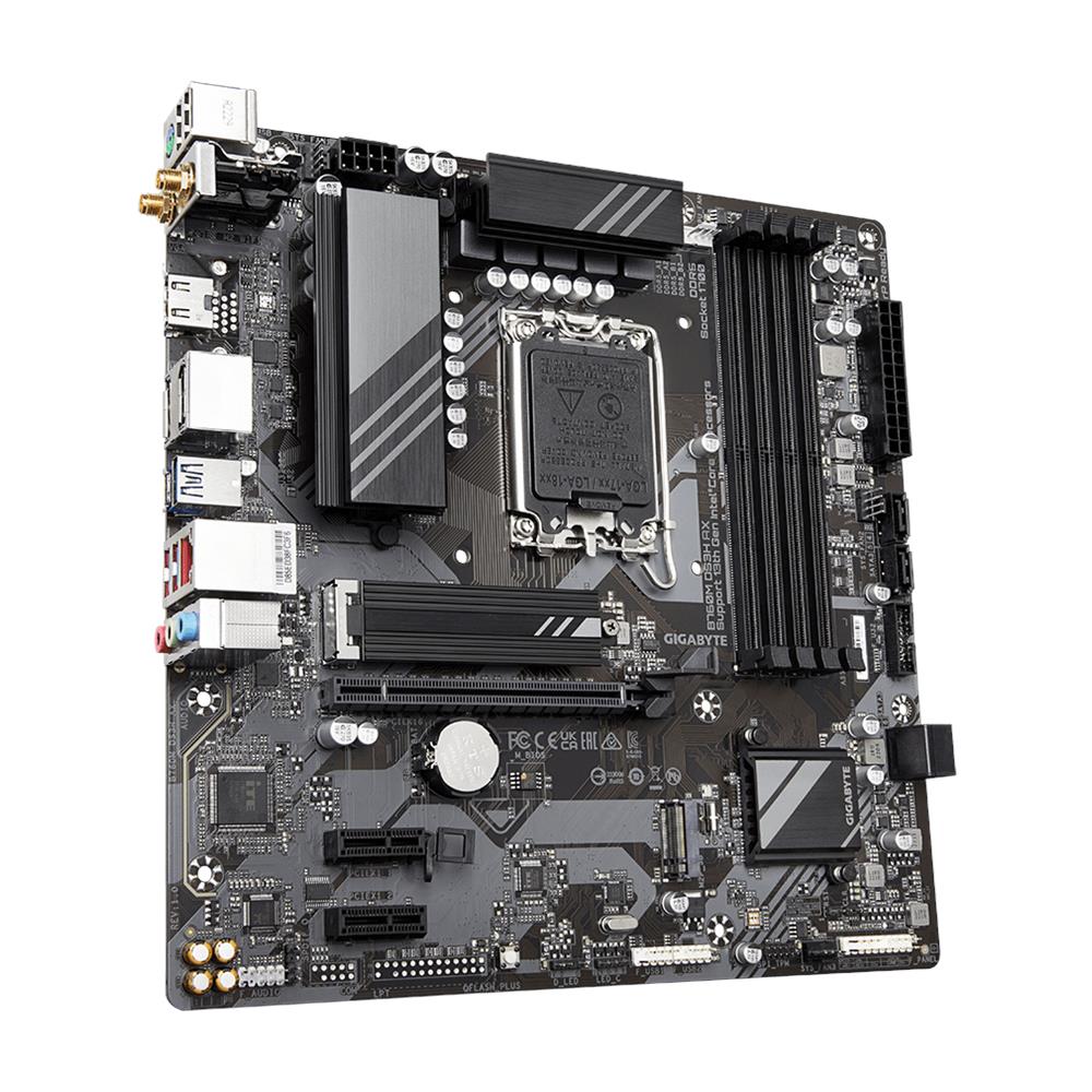 Scheda Madre B760M DS3H AX Socket LGA 1700 Chipset Intel B760 Express micro ATX - Foto 1