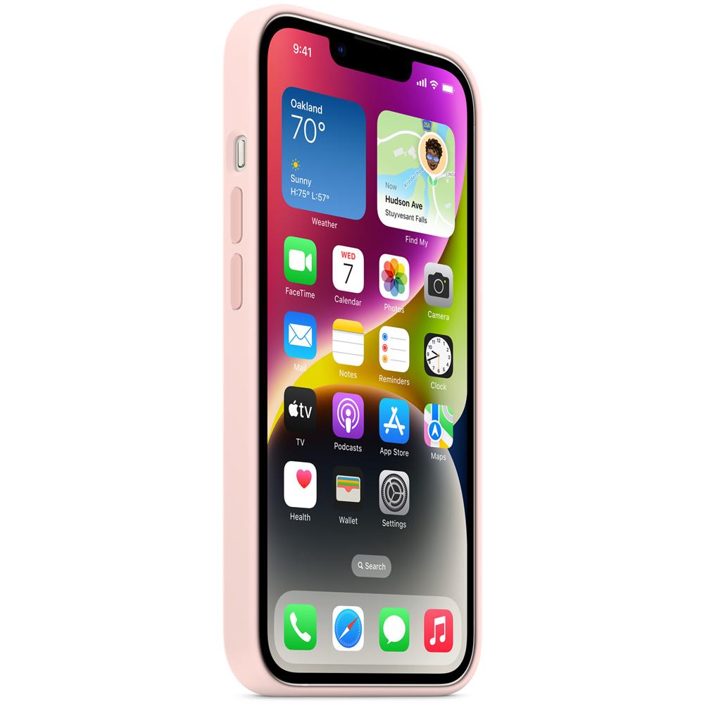 Custodia MagSafe in silicone per iPhone 14 - Rosa creta - Foto 8