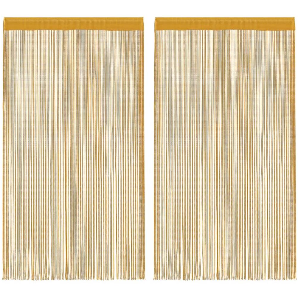 Tende a Filo 2 pz Oro 100x250 cm - Foto 1