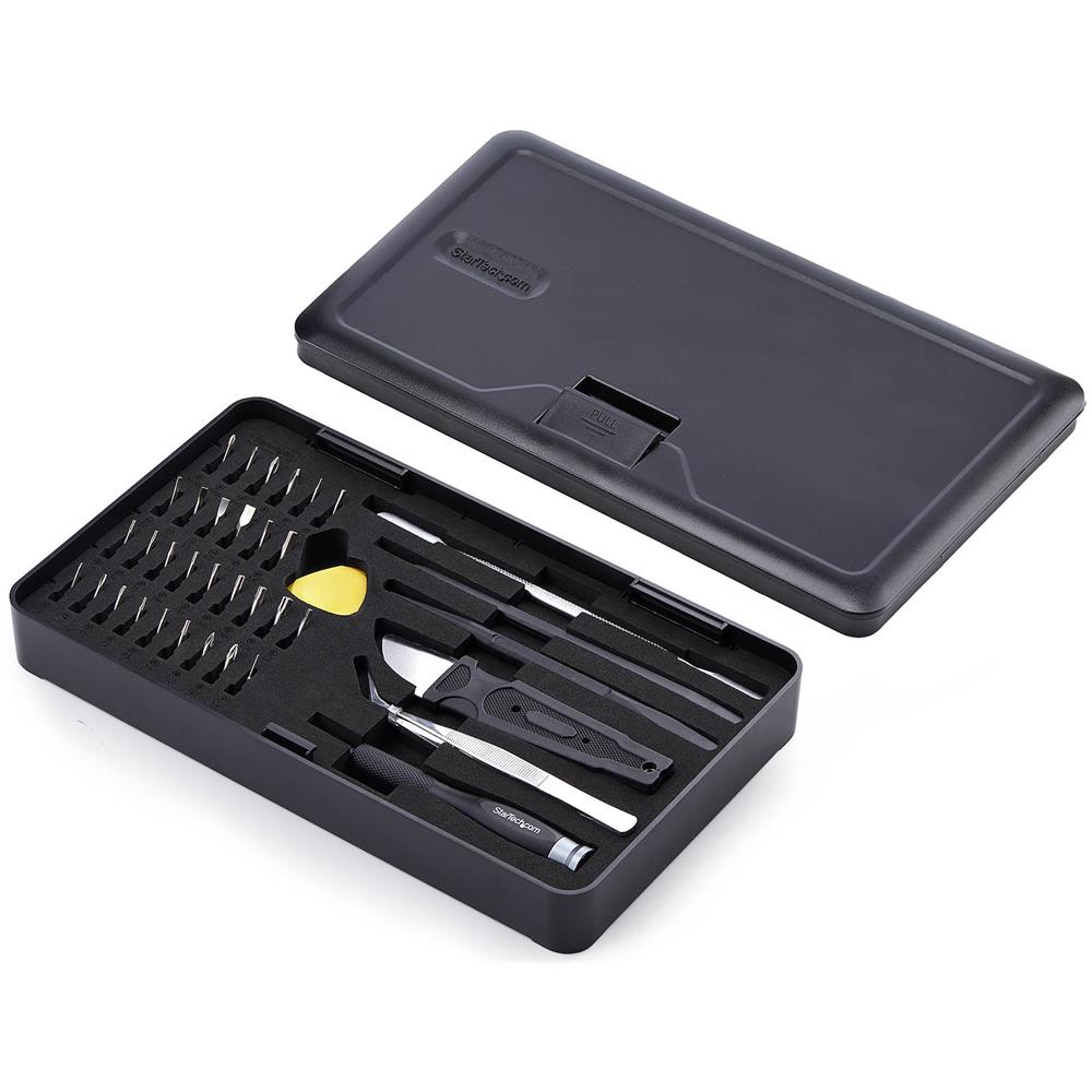 Set di cacciaviti di precisione, kit di riparazione computer da 40 pezzi per laptop /PC /elettronica /telefoni, set cacciaviti con 30 punte, coperchio rimovibile con base magnetica - Foto 1