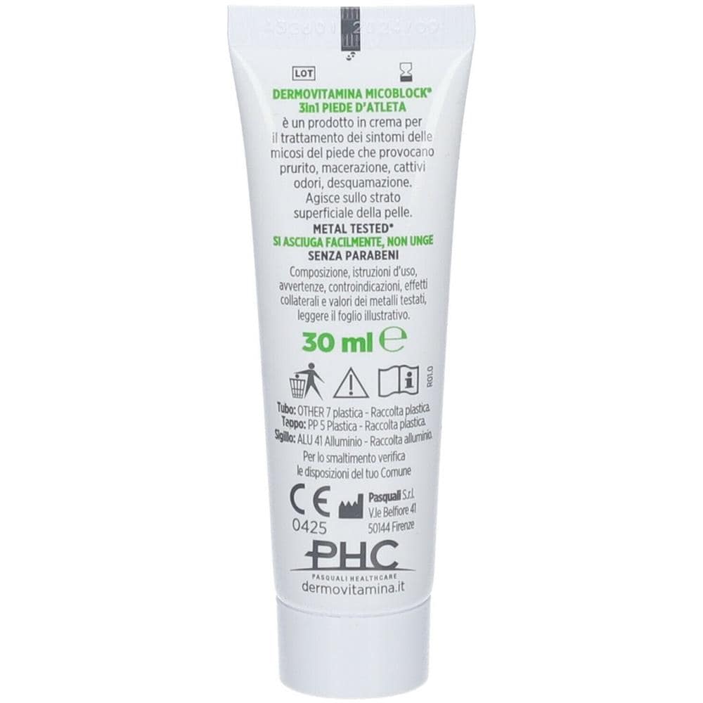 Dermovitamina Micoblock 3 in 1 Piede D'Atleta 30 ml - Foto 2