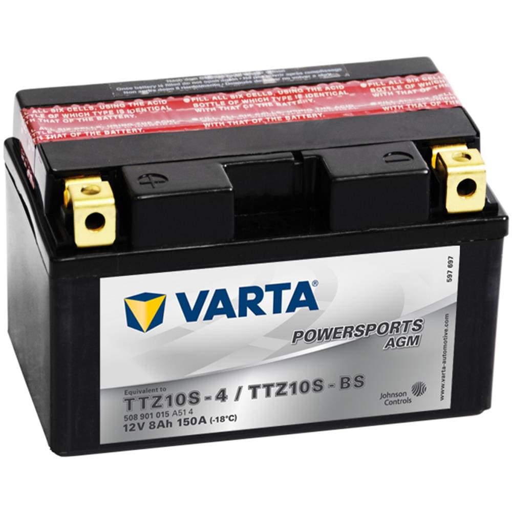 Batteria Moto Powersports AGM TTZ10S-4 / TTZ10S-BS - Foto 2