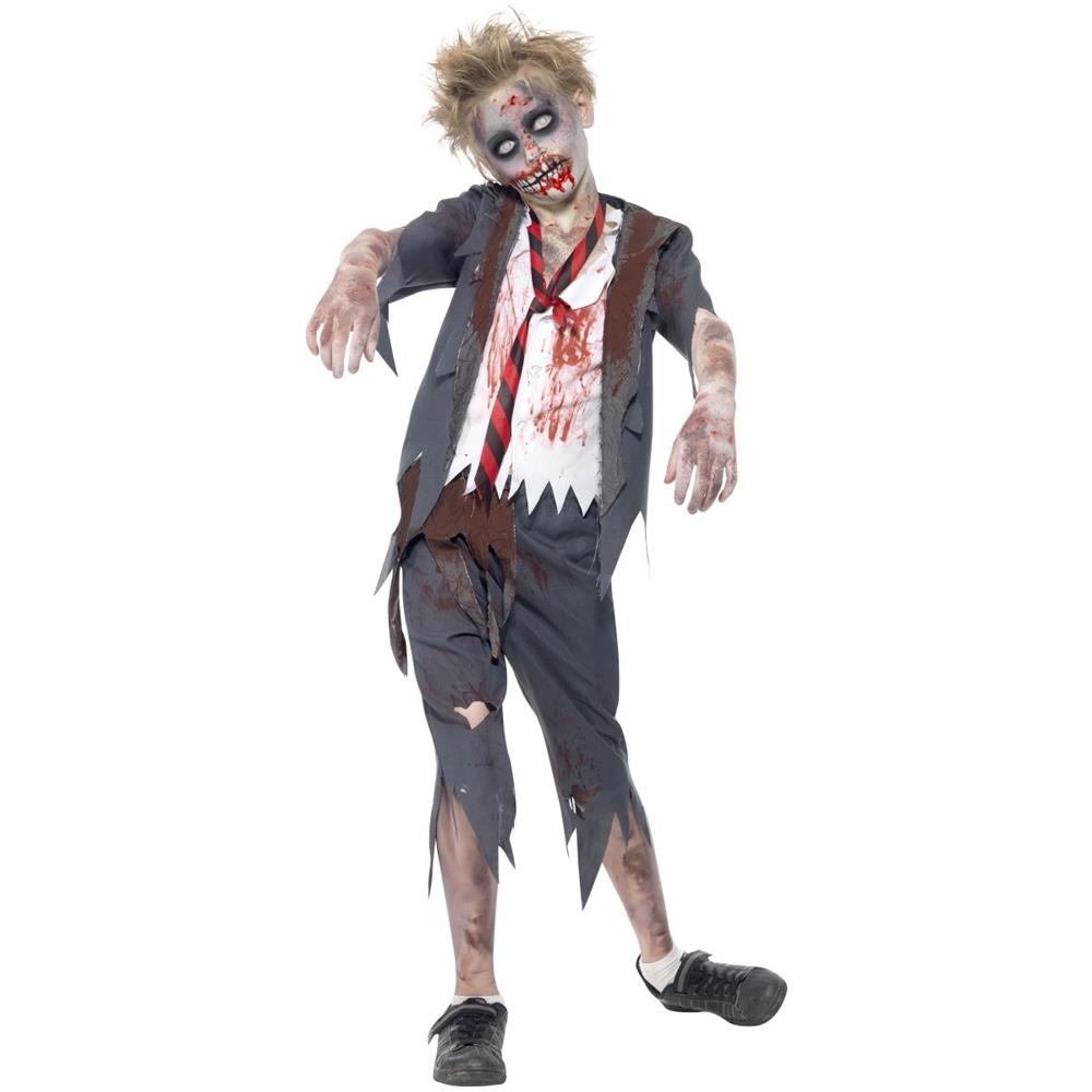 Costume Per Ragazzo Studente Zombie 10 A 12 Anni - Foto 1