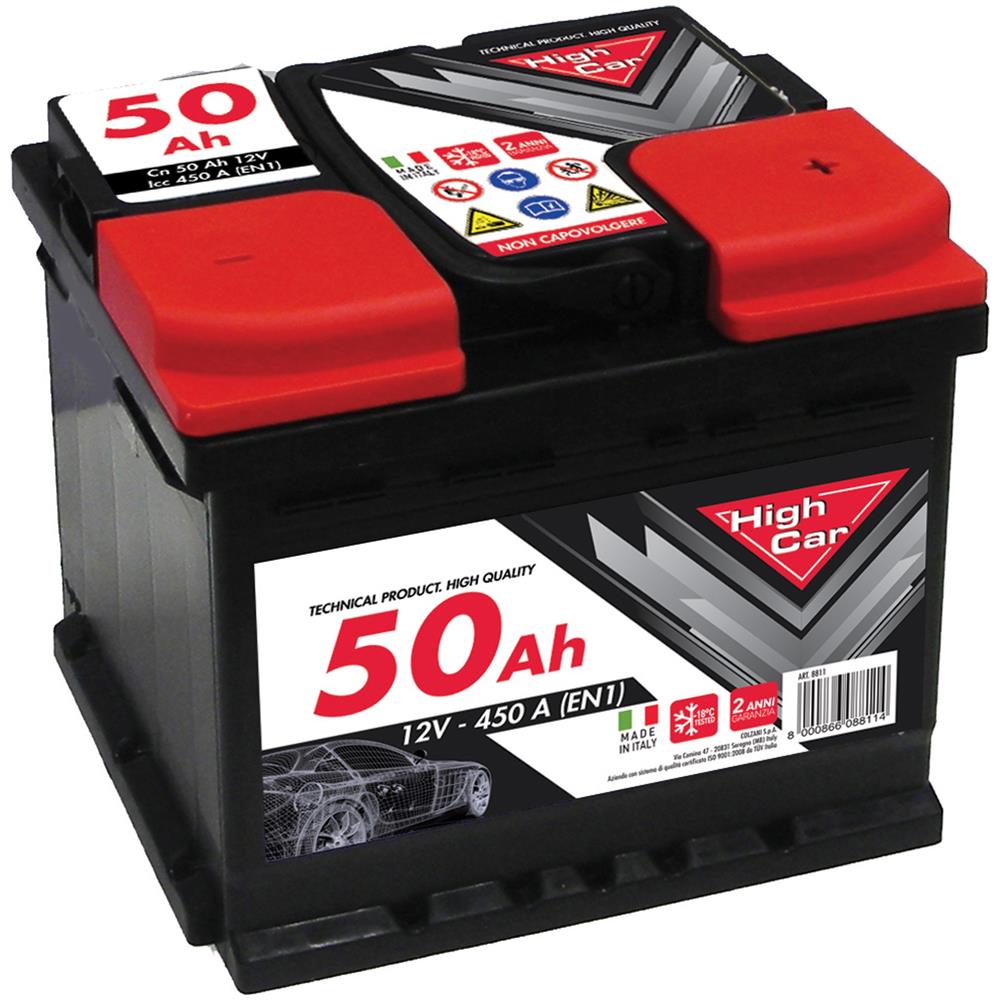 50ah - Batteria Auto 450en - Per Abbacchiatore Elettrico Olix Raccolta Olive - Foto 1