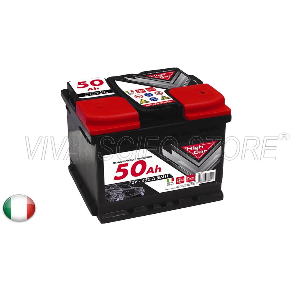 50ah - Batteria Auto 450en - Per Abbacchiatore Elettrico Olix Raccolta Olive - Foto 2