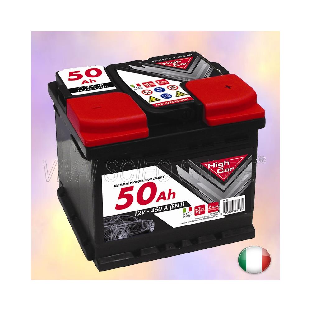 50ah - Batteria Auto 450en - Per Abbacchiatore Elettrico Olix Raccolta Olive - Foto 3