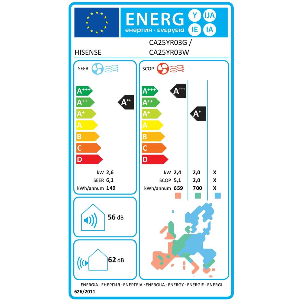 Condizionatore Fisso Monosplit 7426874668031 Easy Smart Potenza 18000 BTU /H Classe A++ /A+ Inverter - Foto 2